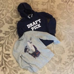 Hoodie and bonus l/s t shirt